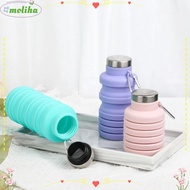 MOLIHA Collapsible Water Bottle, 17oz Silicone Foldable Water Bottle, Portable BPA Free Eco-Friendly