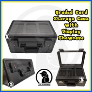 Graded Card Storage Case w/ Display Window - PSA/BGS/CGC Slab Box with Foam Blocks