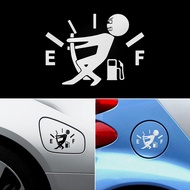 TRANA High Gas Consumption Full Hella Flush Reflective Car Sticker Car Sticker Pull Fuel Tank Cover Pointer Funny 1 Pcs