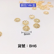 BH6 Copper Clad 14K Gold Receptacle