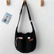 LOMOGI New Korean Canvas Messenger Bag Women Canvas Bag Student Crossbody Shoulder Bag