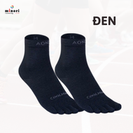 Vớ xỏ ngón thể thao Aonijie E4845 chính hãng chất mềm mại thoáng khí đàn hồi cực tốt - Minori Store