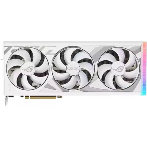 ASUS GeForce RTX 4080 SUPER Republic of Gamers Strix White OC Graphics Card