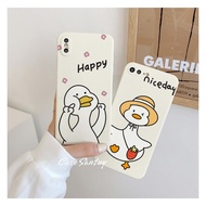 Soft Case Oppo F1S F5 F5 Youth F7 F9 F9 PRO F11 F11 PRO Square Edge Phone Case Cover Silicon Casing Duck Cute Character