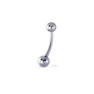 PiercingRoomByJay Titanium Plain Ball Belly Ring Titanium G23 เกรดการแพทย์ (ราคาต่อชิ้น)