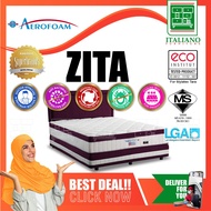 Therapedic Zita 10 Inches Spring & Latex Mattress Premium Solid Mattress