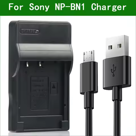 LANFULANG USB Battery Charger for Sony NP-BN1 NPBN1 BC-CSN and Cyber-shot DSC-W620 DSC-W630 DSC-J10 
