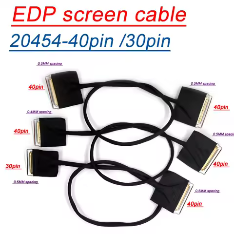 40P-40P 40pin To 30pin Coaxial EDP Screen Cable 2k 4K Portable LCD Wire 4lane 2lane For Type-c USB D