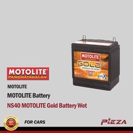 NS40 MOTOLITE Gold Battery Wet