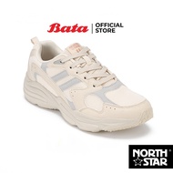 Bata บาจา North Star รองเท้าสนีคเกอร์แบบผูกเชือกแ แฟชั่น สำหรับผู้หญิง รุ่น KAZEN สีเบจ 5208147