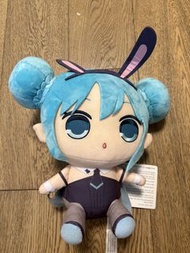 初音未來娃娃 Blue Hair Bunny Ear Anime Plush Toy