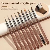 Double-headed Nails Carving Brush Nail Art Liner Tool Art Art Pen Polish Nail Manicure T3k6