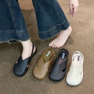 羅馬法式仙女涼鞋女裝夏季外穿拖鞋- 6067包頭【黑色】 36—37【偏小一碼】