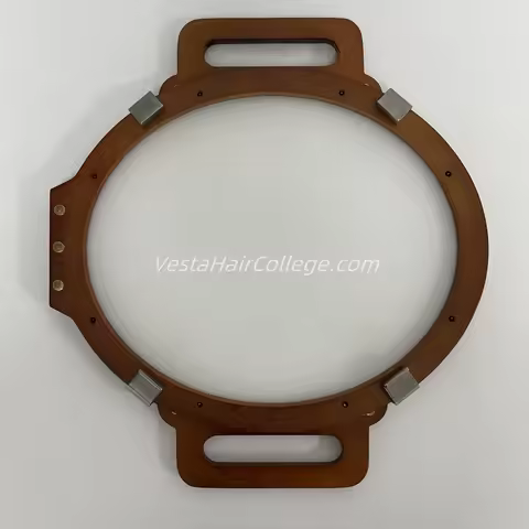 Vesta Hair Premium Wooden Head Mold Replicator Head Template Replicator With Film For Customized Wig