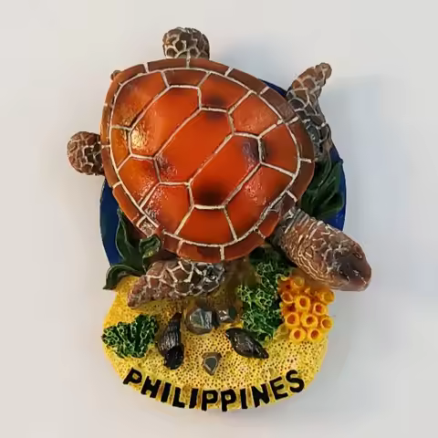 Philippines Fridge Stickers Boracay Travel Souvenirs Sea Turtle Malina Fridge Magnets Home Decoratio