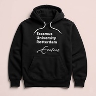 ERASMUS University Rotterdam Netherlands Unisex Sweater Fleece Hoodie Black Black Cloth