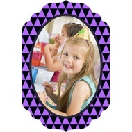 UNGU DIY Papercraft Wall Decoration Photo Frame Purple 4R