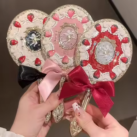 Flower Knows Series Handheld Makeup Mirror Fairy Mirror