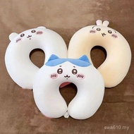 Airplane Travel U-Shaped Pillow chiikawa chiikawa Iwa Usa Memory Foam Small Eight Neck Protector Off