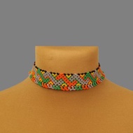 Bead choker necklace for women