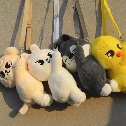 SKZOO Stray Kids Bag Plush Crossbody Bag skzoo Soft and Cute Crossbody Bag Children Adult Fans Birth