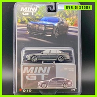 bmw i7 XDrive60 Dravit Grey 1/64 By MiniGT Miniscale Diecast