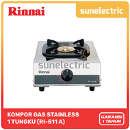 Rinnai RI-511 A 1 Tungku RI-511A / RI511 A / RI 511 A / RI 511A (Deluxe) - Stainless Steel Color