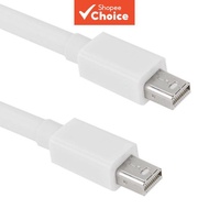Mini DP DisplayPort Cable for Apple iMac MacBook Pro, Length: 2m(White) Kabel Mini DP DisplayPort un