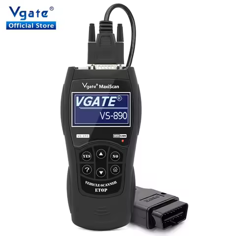 Vgate VS890 OBD2 Scanner Support ISO15031 SAE J1979 Code Reader Diagnostic Tool Live Data Read Clear