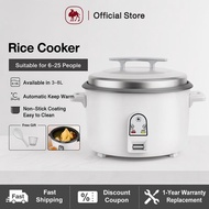 Camel 8L Commercial Electric Rice Cooker Non-Stick Inner Pot Stainless Steel Lid Auto Keep Warm