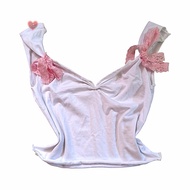 Pink ribbon top | Top coquette | Top ribbon