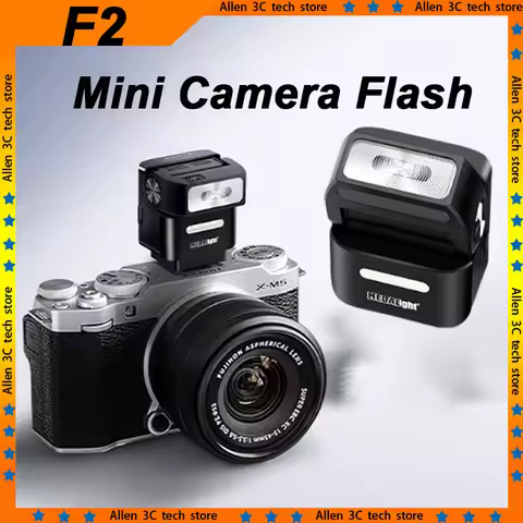 Medalight F2 Universal Mini Camera Flash Light Profession Speedlite for Fuji/Sony/Nikon/Canon/Leica 