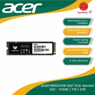 ACER Predator GM7 PCie 4.0 M.2 NVMe SSD 7400MB/s (512GB/1TB/2TB)