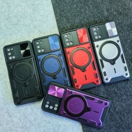 Oppo A52 A72 A92 - EvoX Army Flash Flip Lens Armor Case Shockproof