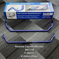 Porsche Cayman/Boxster 981/718 - H&R Anti Rollbar Sway Bar Kit