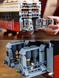 Titanic Model Building Blocks ชุดเล่นกิจกรรมสำหรับผู้ใหญ่ ความท้าทายสูง 10000 ชิ้น ขนาดใหญ่ ของเล่นส