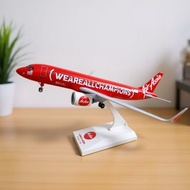 🇲🇾 AirAsia A320 (WE ARE ALL CHAMPIONS) RED Aircraft Model 25cm ✈️