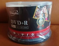 E-books DVD+R空白燒錄片一桶50片，全新未拆，全帶走有贈品