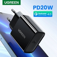 U GREEN BLACK FAST CHARGING TYPE C PD 20W CHARGER ADAPTOR CD137