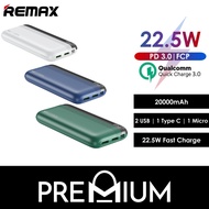 MTech Power REMAX RPP-180 22.5W PD 20W  Kiren Series Multi Compatible Fast Charging 20000mAh Powerbank Portable Charger