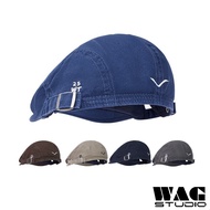 Vintage Adjustable Flat Cap for Men Women Canvas Newsboy Cap for Men Women