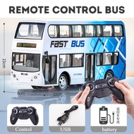 RC BUS Remote Control Toys For Boys Girls Double Decker BUS Children's Toy Boy Gift
