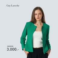 Guy Laroche - Light jacket promfy - คอกลม แขนยาว สีเขียว GBD8GR