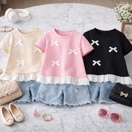 Korean Fashion Girls' T-Shirt Set | OneSet Stylish and Comfortable Girls' Clothes Ages 1 2 3 4 5 6 7