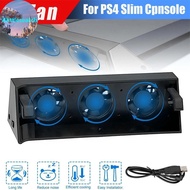 Alittlesearch Cooler For Sony PS4 PS 4 Slim Fan Console Accessories Cooling Base Accesorios Video Ga