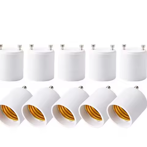 GU24 to E26 E27 Adapter Socket Maximum Wattage 1000W Heat Resistant 200degrees Fire Converts GU24 Pi