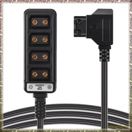 [S D K G] Male D-Tap B Type Power Dtap Tap To 4 Female P-Tap Ptap Hub Adapter Electric Splitter For 