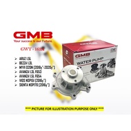 GMB - Perodua Bezza 1.3L Myvi D20N Aruz 1.5L Vios NSP151 Sienta Avanza F653 F654 1.3L 1.5L Water Pum