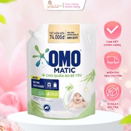 Nước giặt OMO Matic cho Quần áo Bé yêu túi 3.6kg