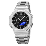 นาฬิกาแบรนด์ DZINER งานแท้ 100% พร้อมกล่องแบรนด์ นาฬิกาผู้ชาย รุ่น 2 ระบบ สินค้ากันน้ำ